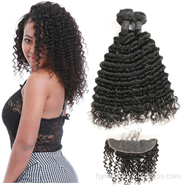 Pineapple Wave Hair Bundles Human Hair Miami Supplier, Best Selling Deep Curly Online Shopping Peruvian from Peru Remy Hair